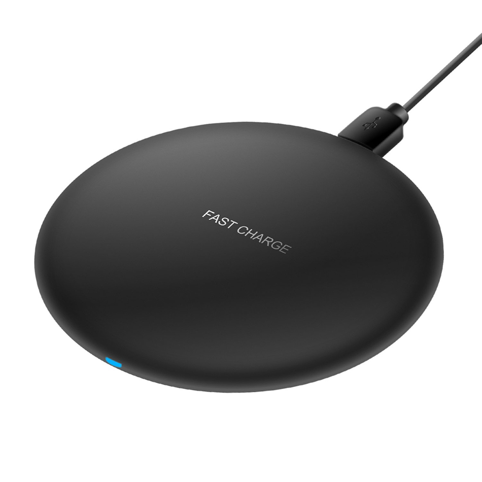 Ultra Stealth 10W Desktop Wireless Charger Pad (Black)